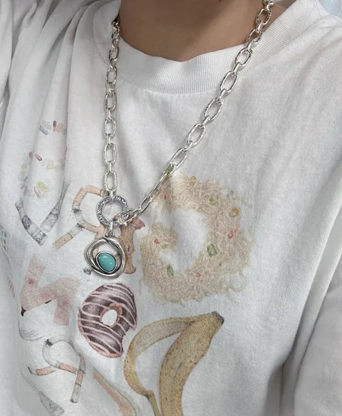 Otro Accesorio - Blue Stone necklace