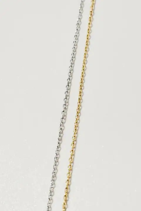 JP Nuance Crescent Stainless Steel Necklace