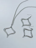 Otro Accesorio - Diamond shape necklace / earrings
