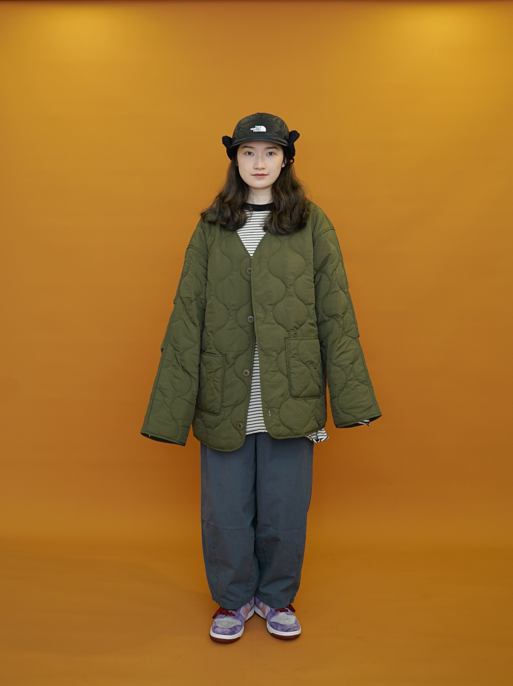 現貨｜韓國製反車線橫間長袖TEE - UNISEX