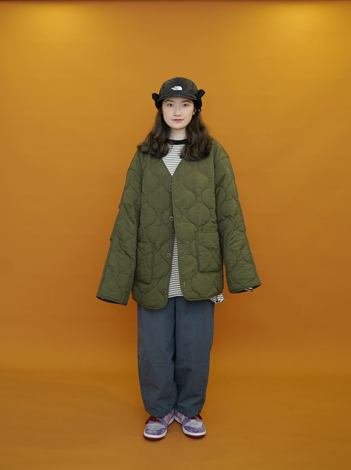 現貨｜韓國製反車線橫間長袖TEE - UNISEX