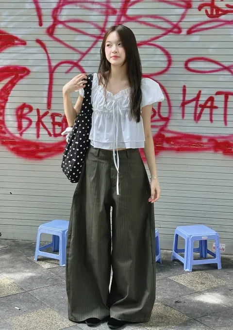Must have Green stripped pants （暗間款黎～）