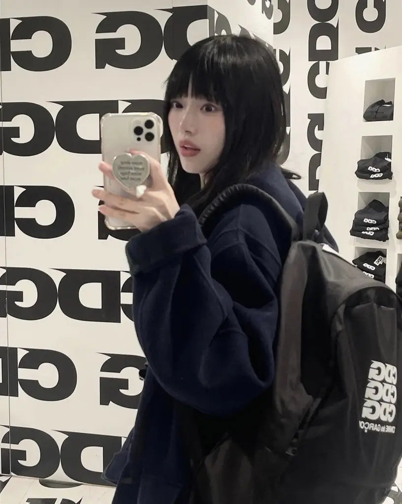 CDG White Logo Backpack