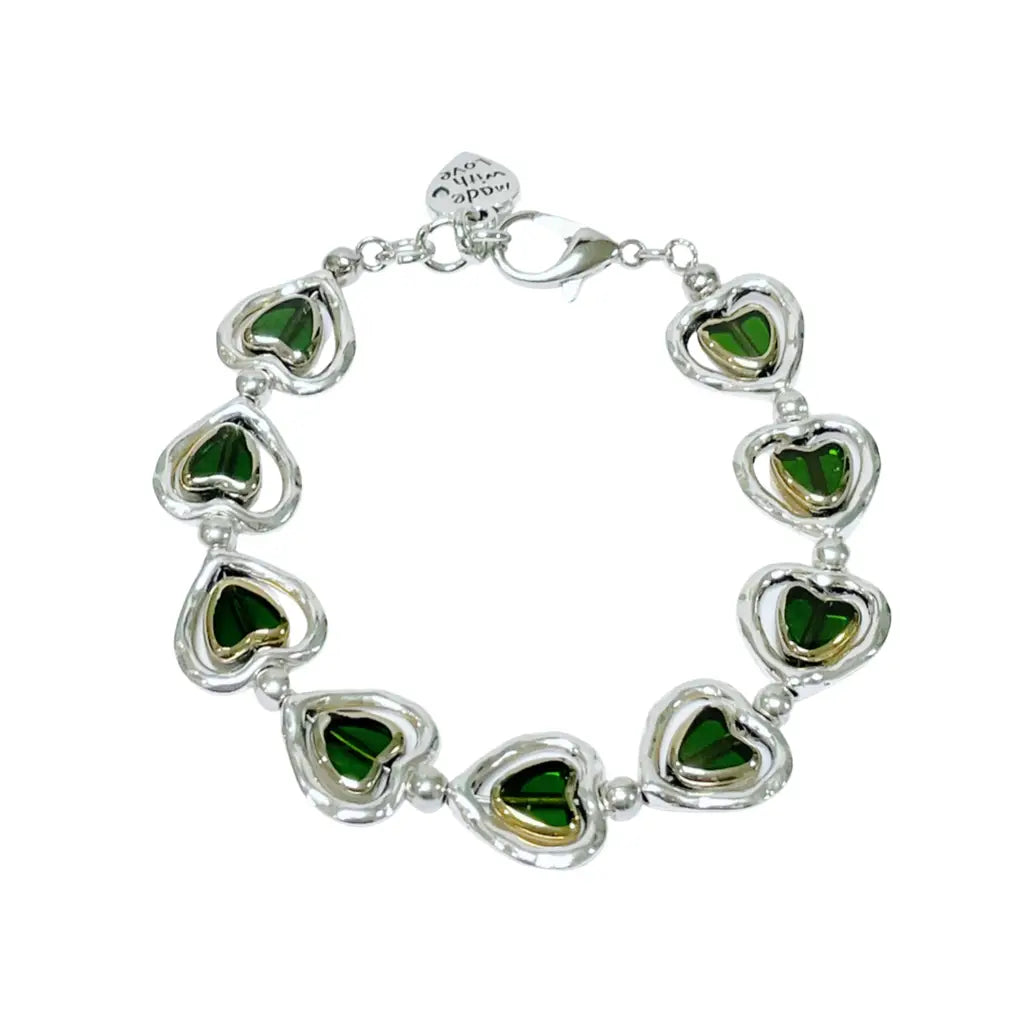 現貨｜Otro Accesorio - Hearts Charm Layered Bracelet