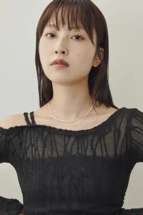 JP Arch Bar x Flat Chain Necklace