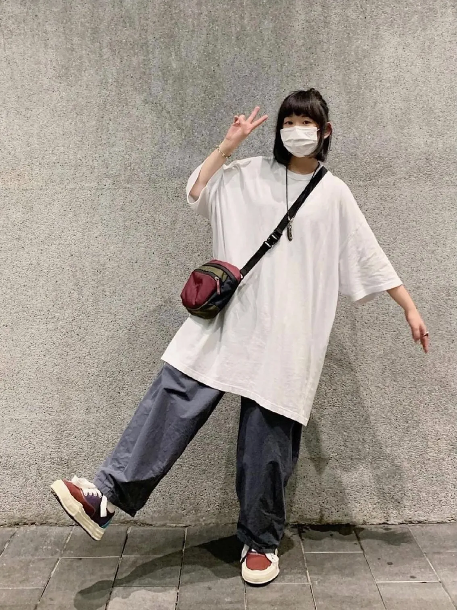 現貨｜日本薄棉闊腳褲