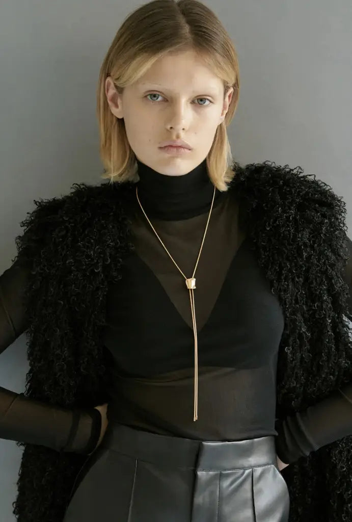 JP Loop Tied Metal Necklace