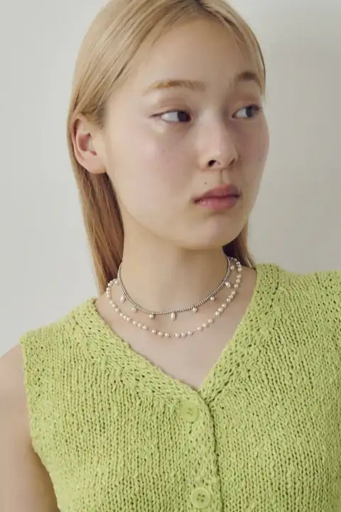 JP Grain Pearl Layered Necklace