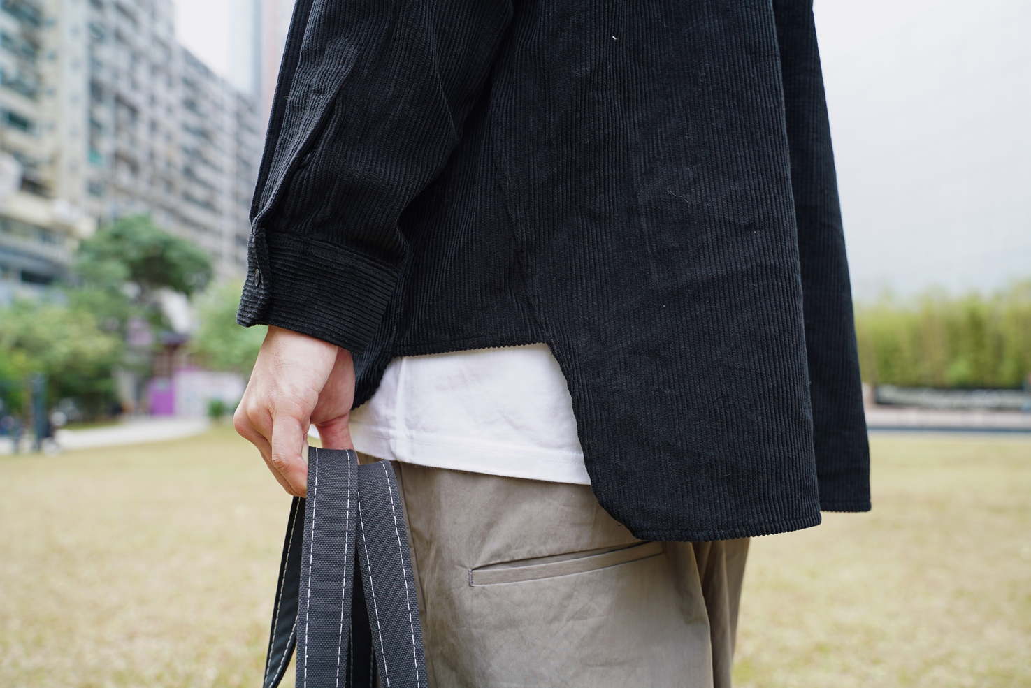 現貨｜Overised 登芯絨恤衫 - UNISEX