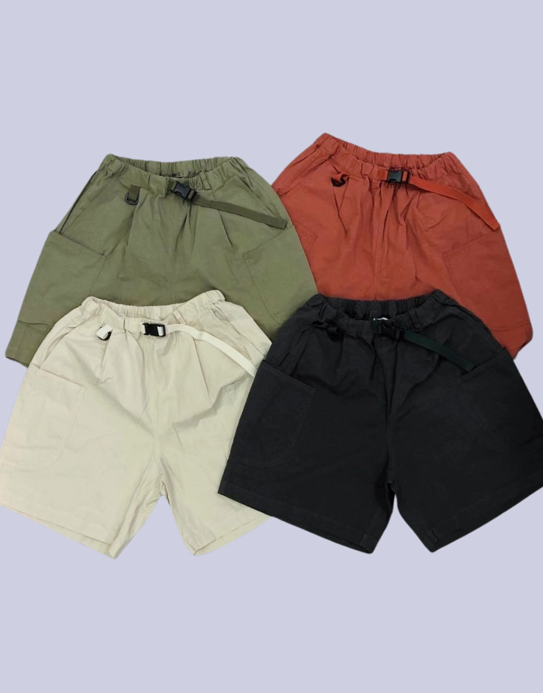 現貨｜韓國製百搭多口袋短褲- UNISEX