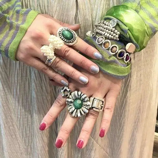 現貨｜Otro Accesorio - Vintage Oval Resin Ring