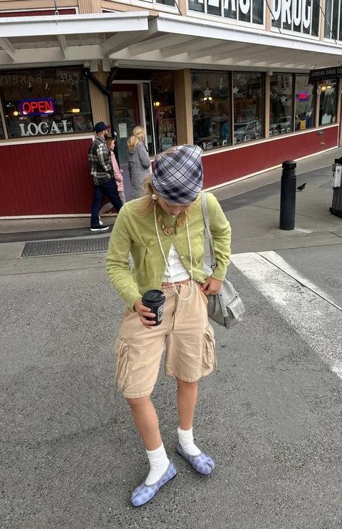 ()PAES Tabi Dot Flats