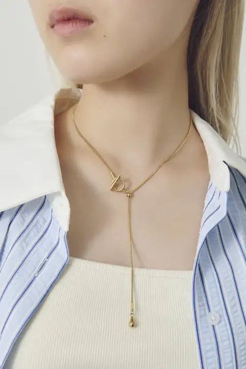 JP Mantle x Snake Chain Stainless Steel Necklace