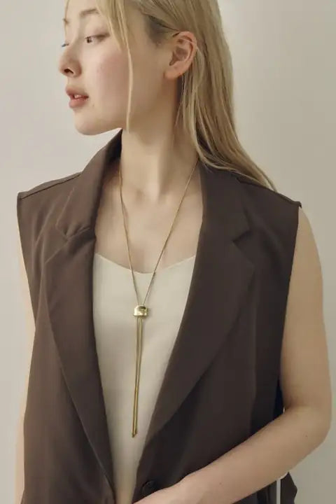 JP Loop Tying Stainless Steel Necklace