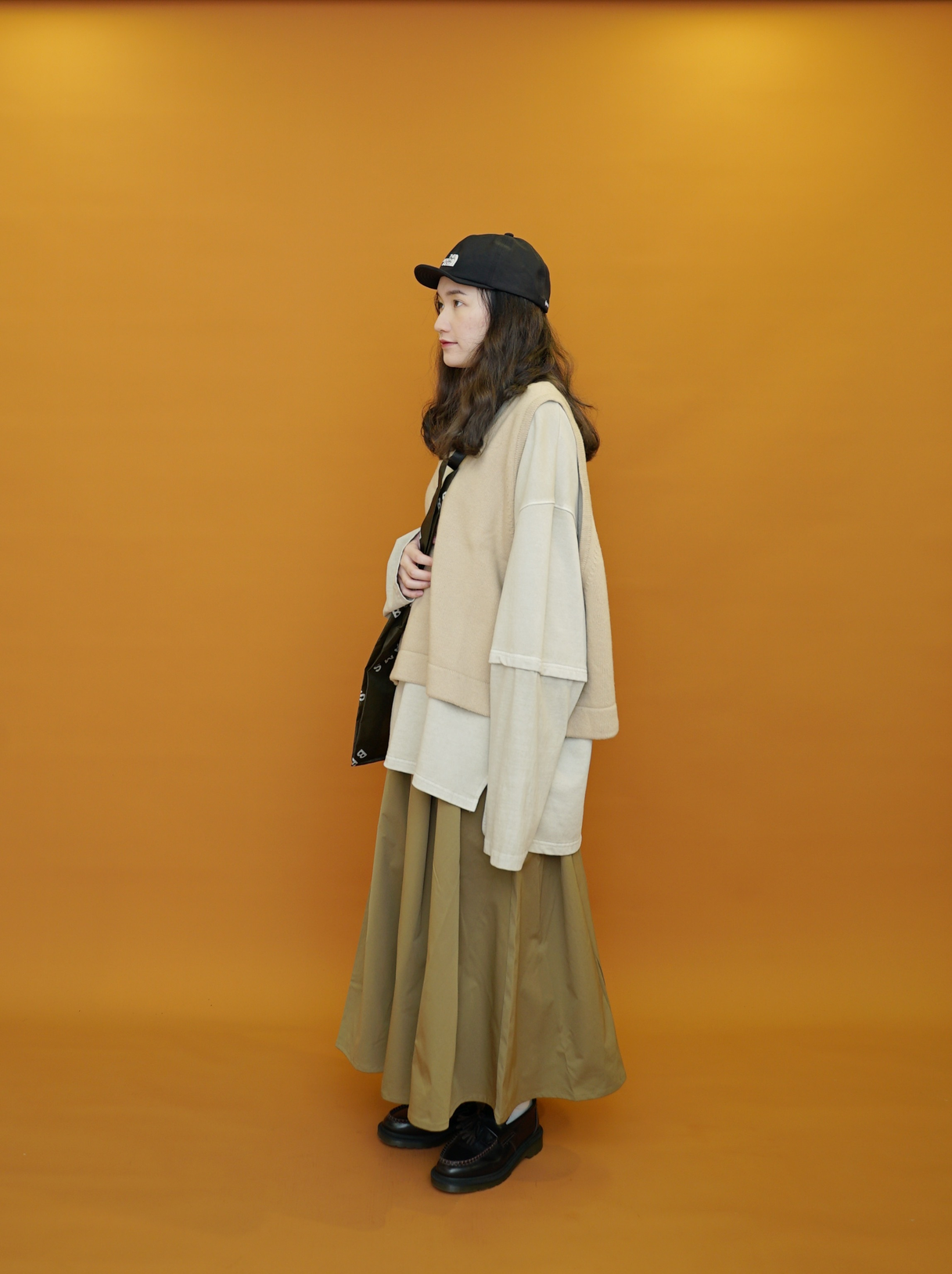 韓國製洗水 Layered 長袖Tee - UNISEX