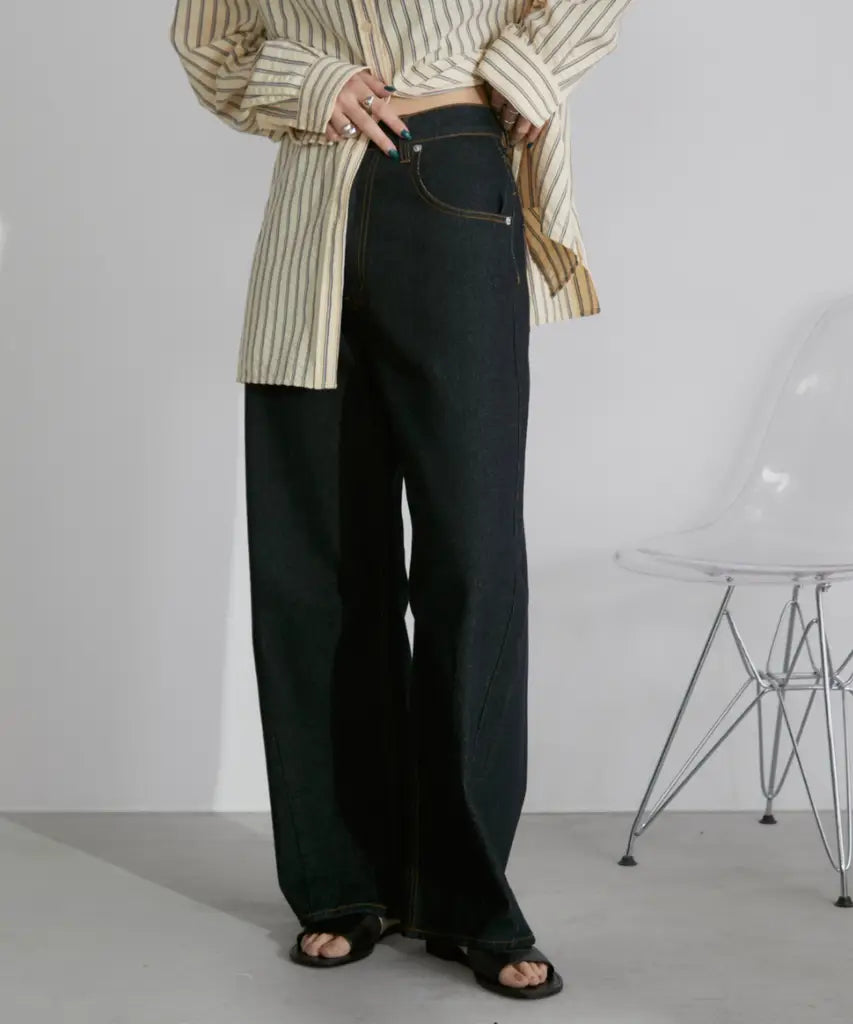 日本 靚cut Barrel Leg Jeans