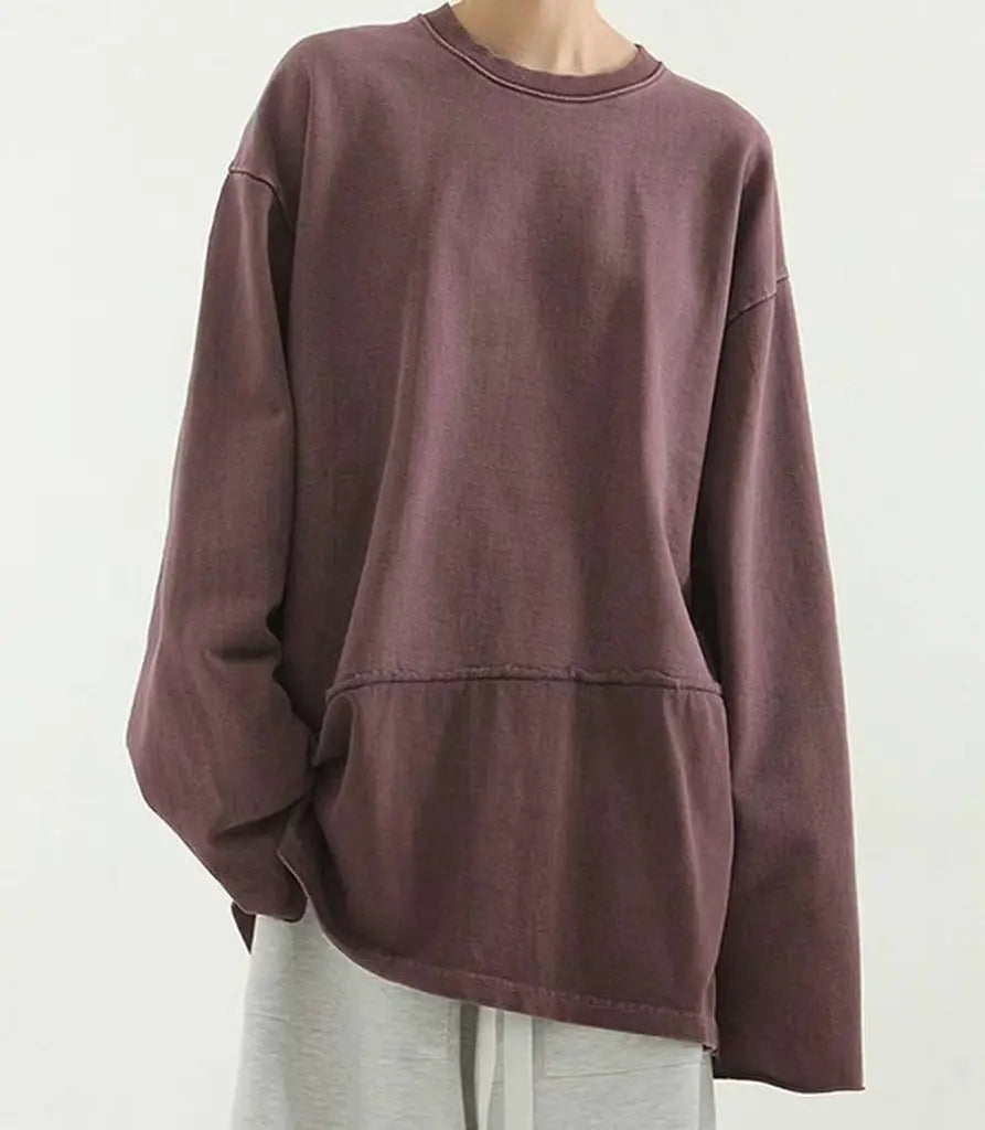 洗水 RAW 邊做舊 Tee