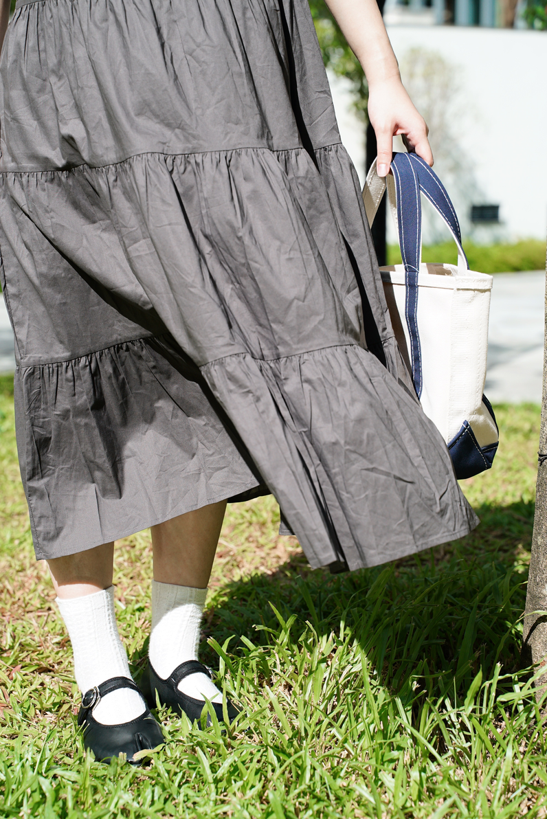 日本層層吊帶裙
