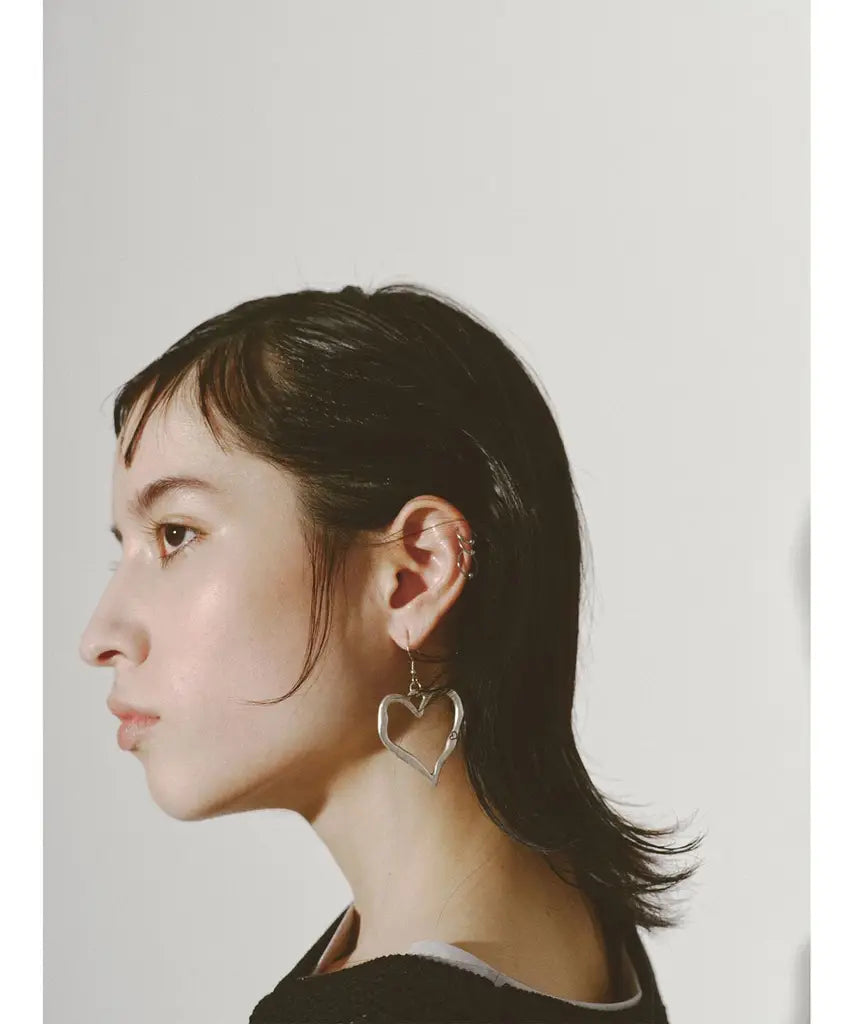 現貨｜Otro Accesorio - Vintage Irregular Heart Earrings
