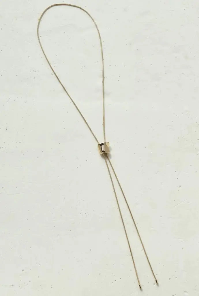 JP Loop Tied Metal Necklace