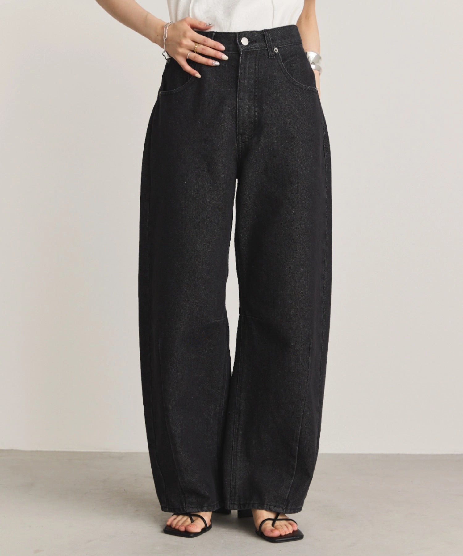 日本 靚cut Barrel Leg Jeans