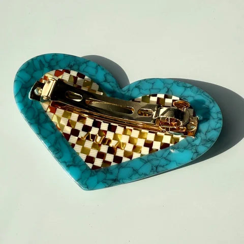 日本 Heart Valetta 髮夾