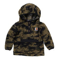 現貨｜Carhartt Kids Long Sleeve Hooded 1/2 Snap-Front Camo Sweatshirt