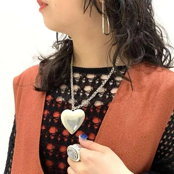 現貨｜Otro Accesorio - Heart Plated Necklace