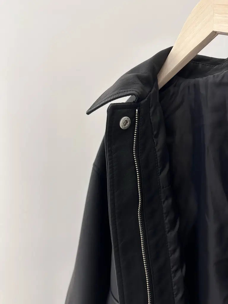 日本 Fit cut皮革外套