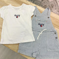 現貨｜Tommy Hilfiger Girls Overall Set - Denim/ White