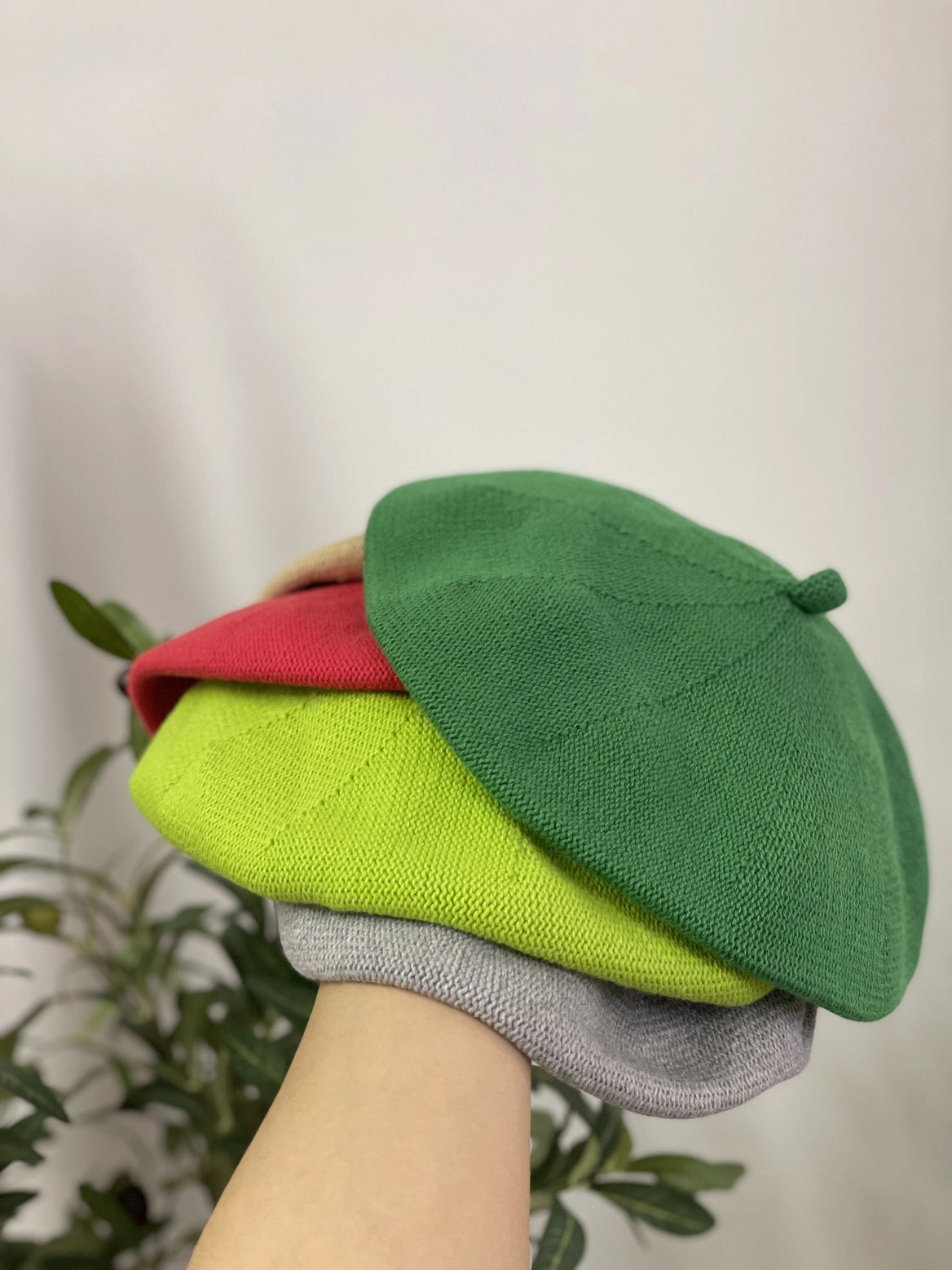 現貨｜韓製透氣針織Beret
