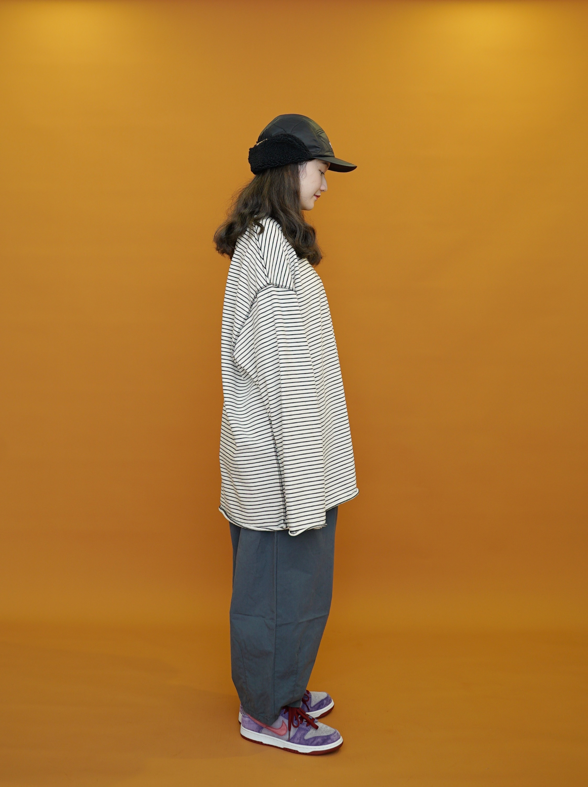 現貨｜韓國製反車線橫間長袖TEE - UNISEX