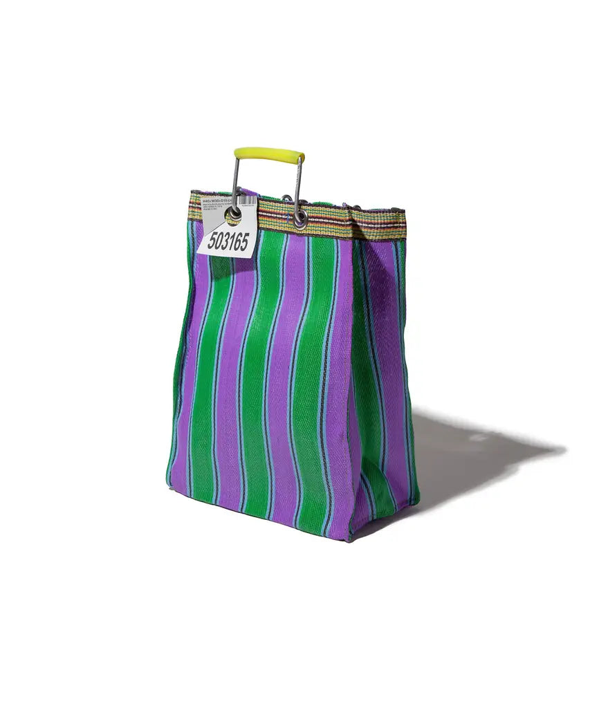 日本雜貨店/ RECYCLED PLASTIC STRIPE BAG