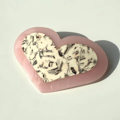 日本 Heart Valetta 髮夾