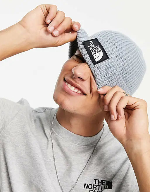 The North Face TNF Logo Box Cuff Beanie
