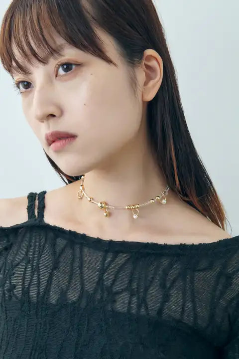 JP Multi-beaded neck cuff