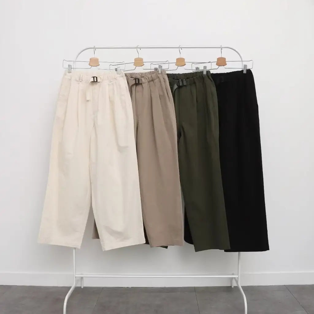 現貨｜百搭前扣寬鬆直筒褲 - UNISEX