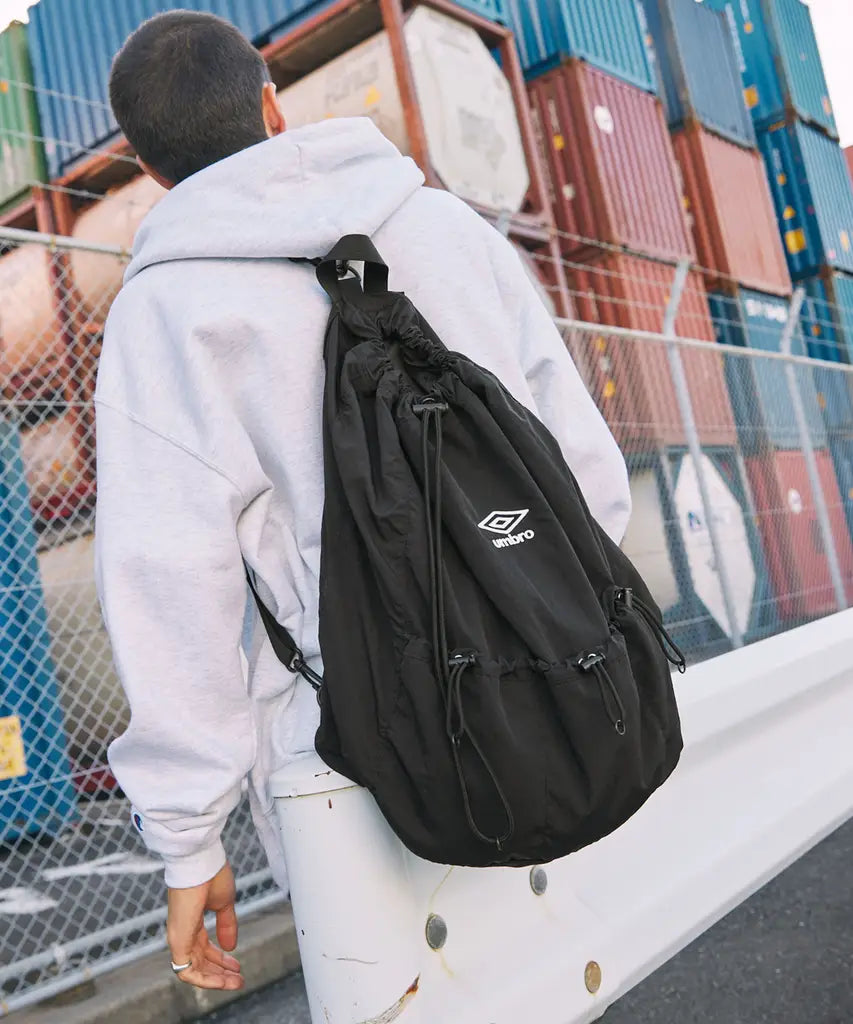 Umbro 刺繡Logo 2way 索繩backpack