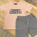 現貨｜Tommy Hilfiger 2pcs Set - Boy - Pink Stripe