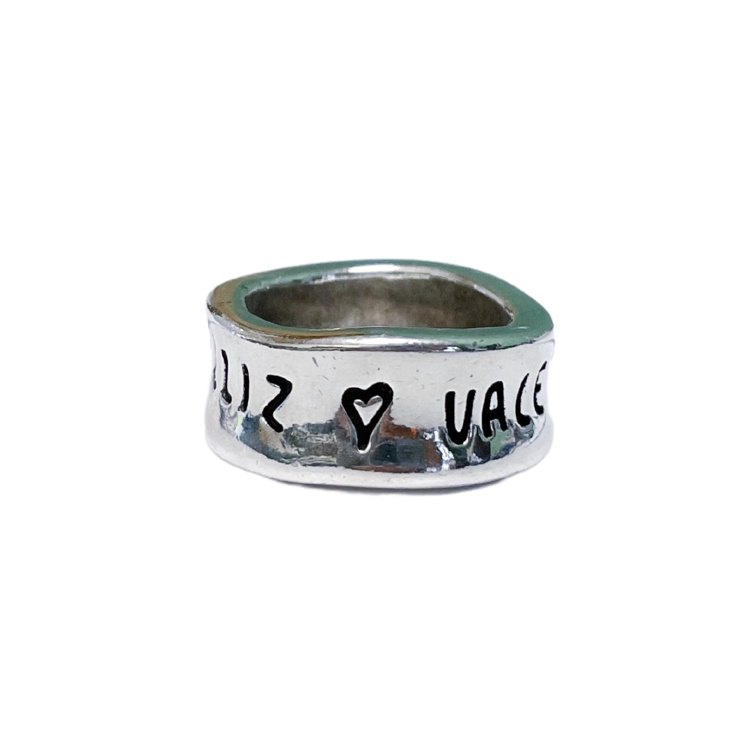 現貨｜Otro Accesorio - Vintage Writing Ring - vale la pena ser feliz