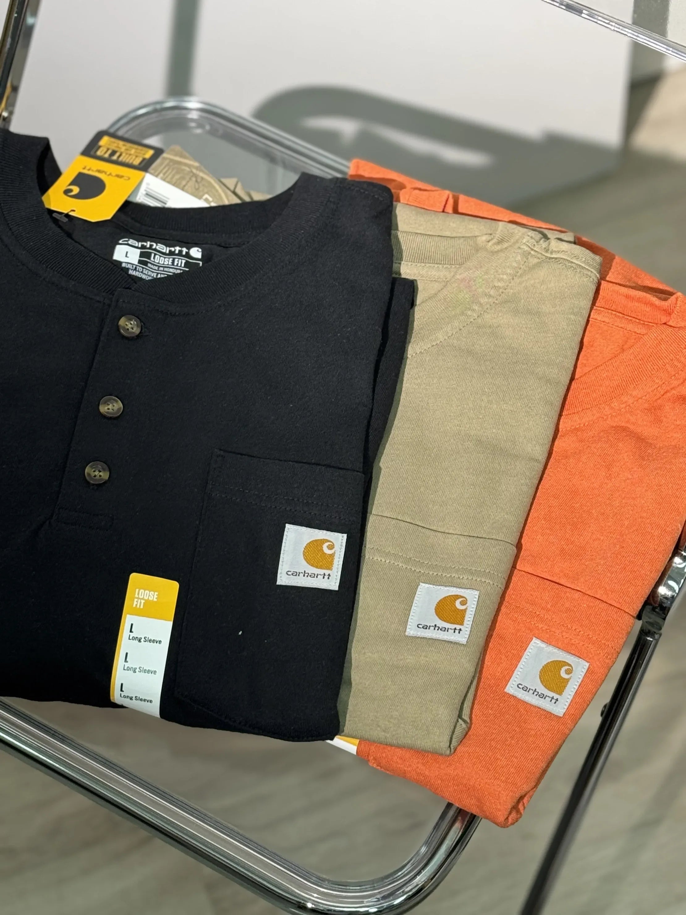 現貨｜Carhartt Henley Pocket LS Tee - K128