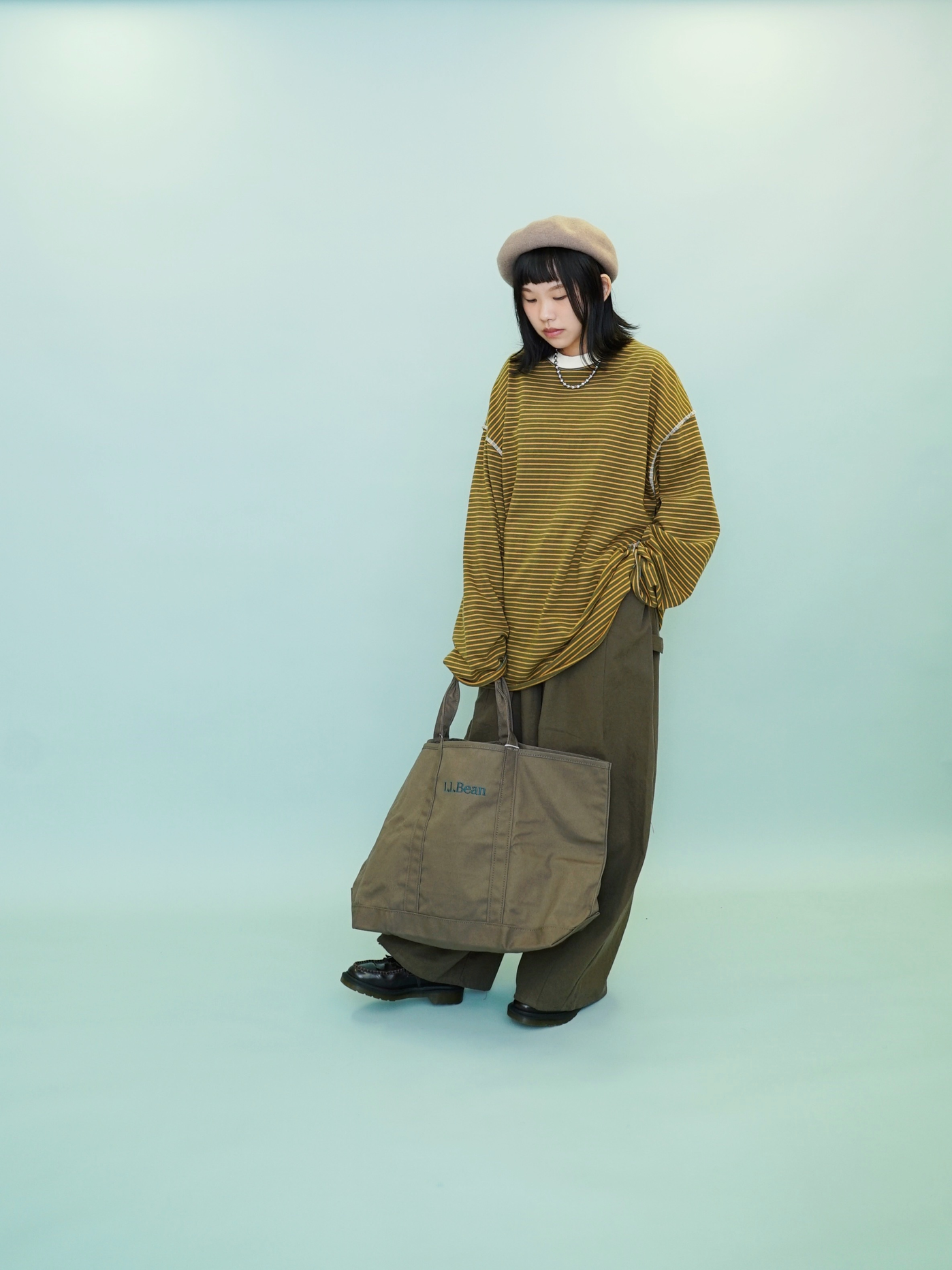 現貨｜韓國製反車線橫間長袖TEE - UNISEX
