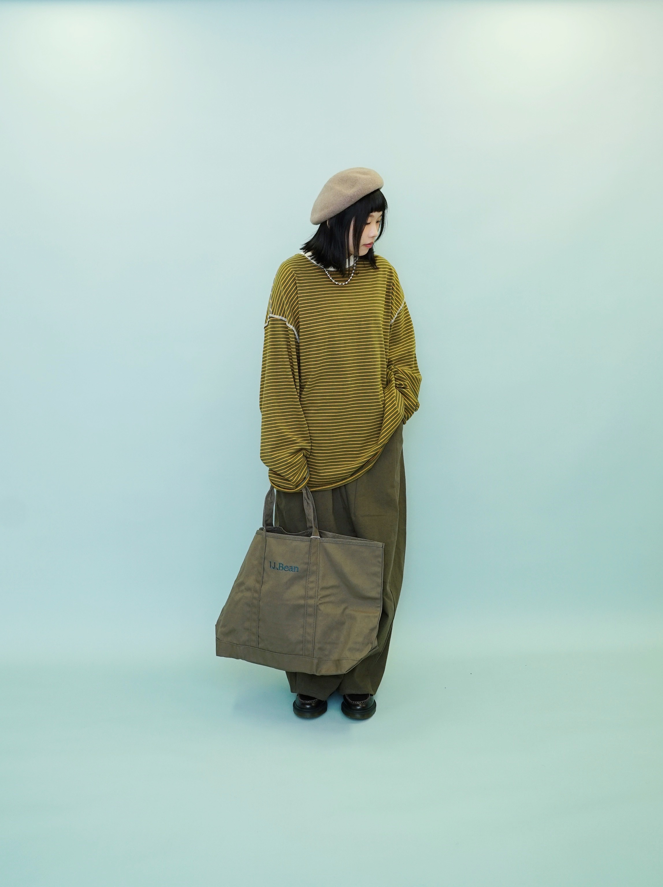 現貨｜韓國製反車線橫間長袖TEE - UNISEX