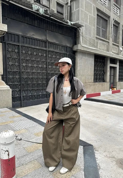 Must have Green stripped pants （暗間款黎～）