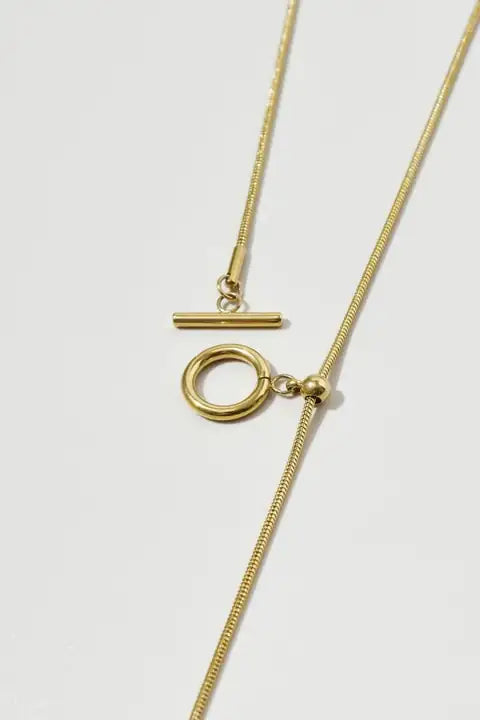 JP Mantle x Snake Chain Stainless Steel Necklace