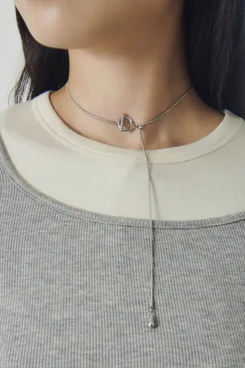 JP Mantle x Snake Chain Stainless Steel Necklace