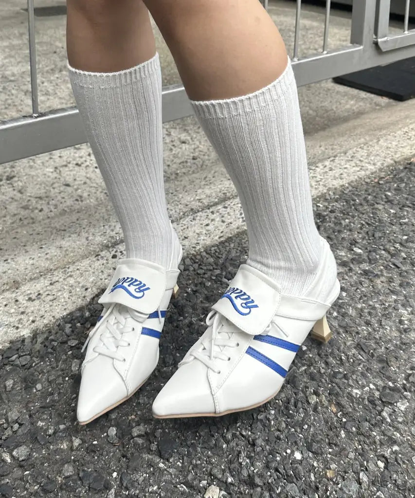 日本 Sloppy波鞋款小高踭尖頭鞋