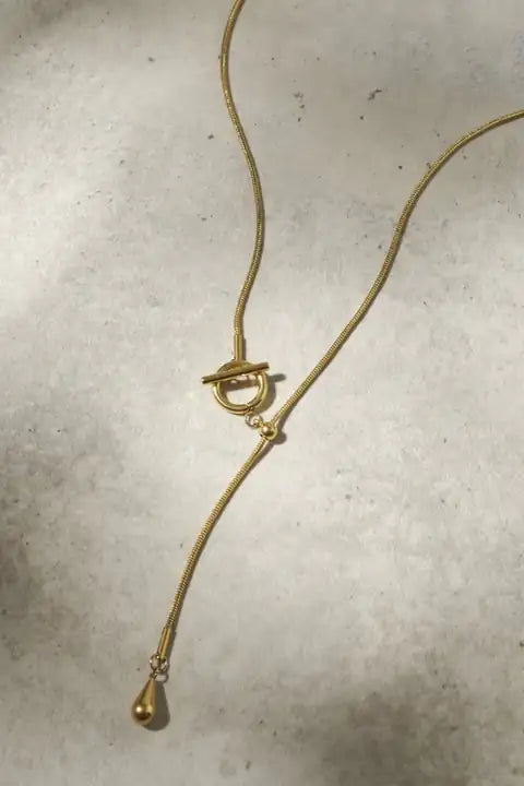 JP Mantle x Snake Chain Stainless Steel Necklace