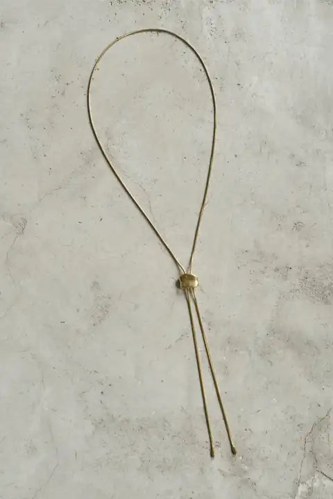 JP Loop Tying Stainless Steel Necklace