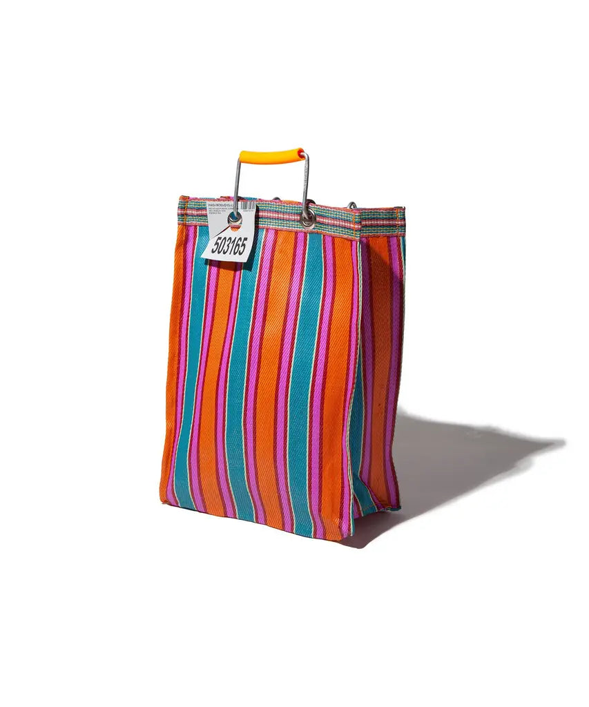 日本雜貨店/ RECYCLED PLASTIC STRIPE BAG